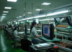 彩電老化裝配線 彩電老化裝配線