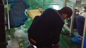 上下循環(huán)組裝線安裝實景